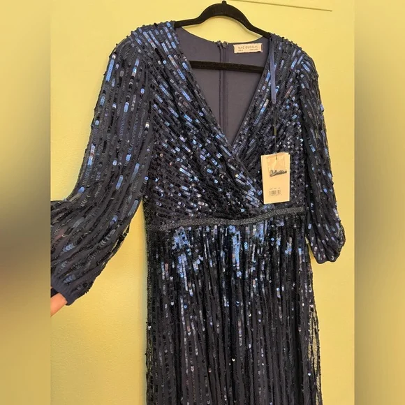 MAC DUGGAL 5509 DRESS size 12 sequin gown - Picture 5 of 9